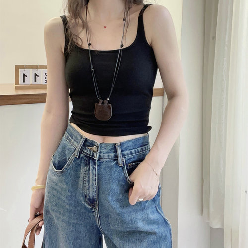 抹胸背心一体式裹胸内搭上衣潮