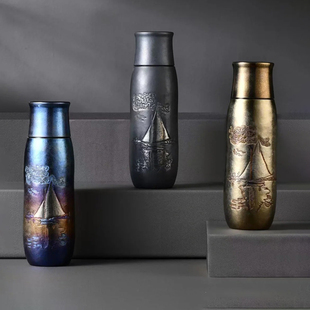 TAIC太可2025新款 钛杯纯钛保温杯泡茶焖茶杯子送领导 高端礼品男士