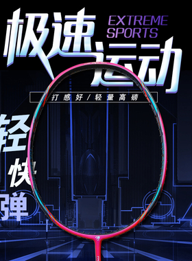 第三局 速度型轻量快弹羽毛球拍ARC FB-LTD 钛筋适中中杆专业比赛