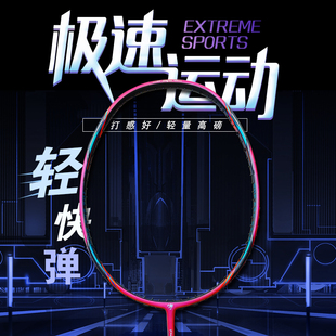 LTD 钛筋适中中杆专业比赛 速度型轻量快弹羽毛球拍ARC 第三局