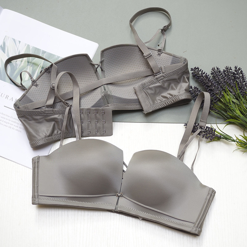 文胸无钢圈聚拢半杯隐形性感