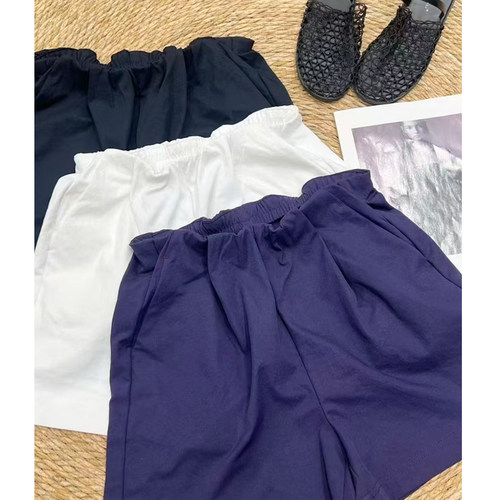 简谜夏季新款大码休闲短裤女
