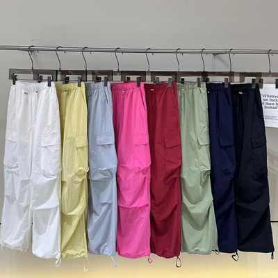 夏季超薄窄版阔腿工装速干防晒裤