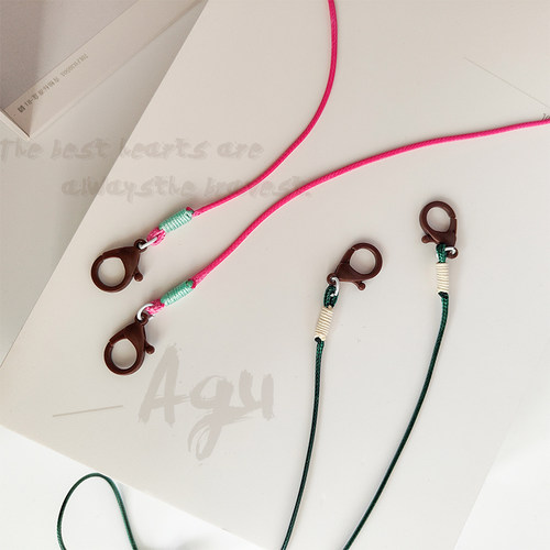 原创口罩防丢绳挂链撞色眼镜链