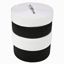 腰松紧带服装 子裤 辅料 5厘米12米长黑白色裤 松紧带宽加厚弹力1.5