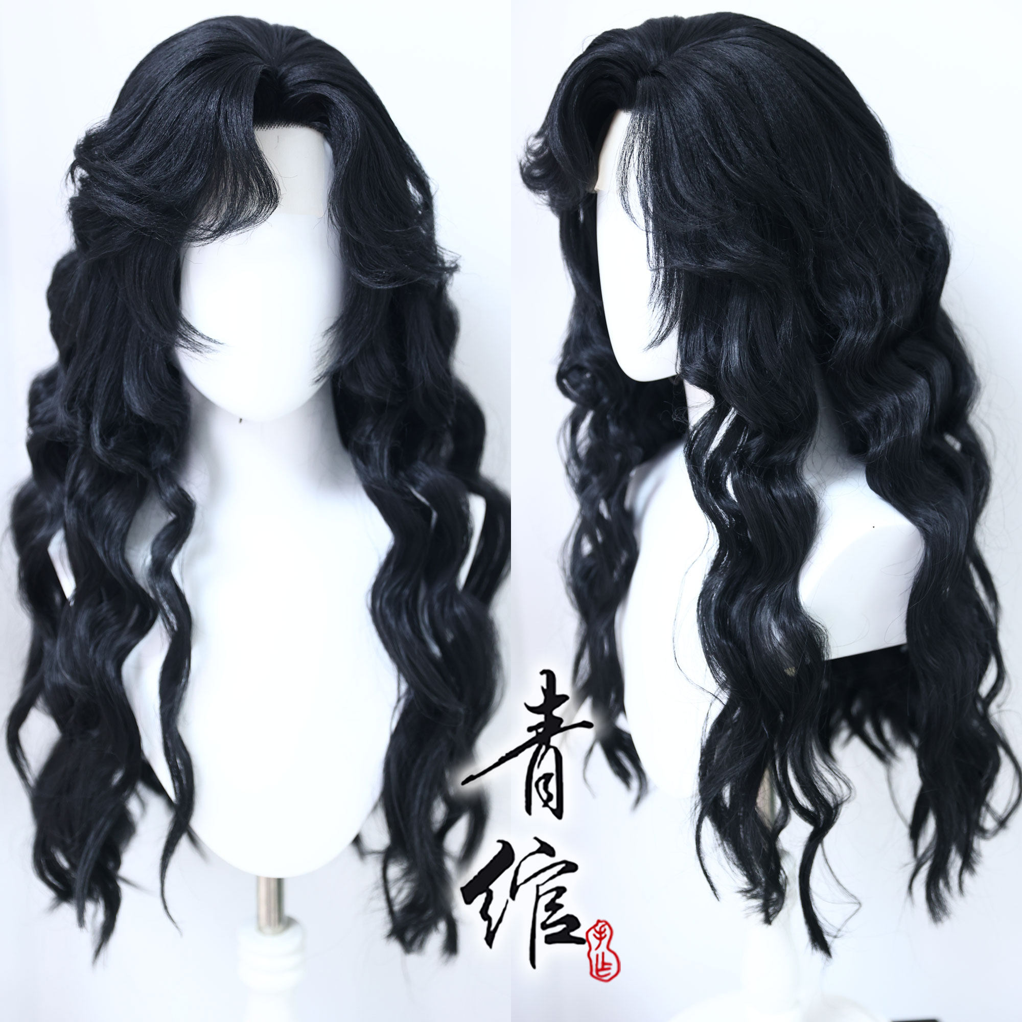 青绾 重返未来1999天使娜娜 仿手勾COS造型卷发假发套毛娘手做