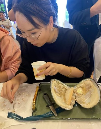 沙龙活动团建策划珍珠开蚌项链戒现场制作全国上门暖场策划