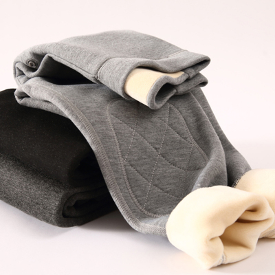 一体加绒男童保暖裤加绒加厚