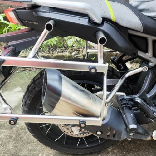 AYAY摩托车边箱适用春风边架450MT/650MT/800MT铝合金三箱支架