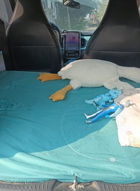 奇瑞小蚂蚁改床车载后排折叠旅行床午休睡觉神器非充气棕榈垫木板