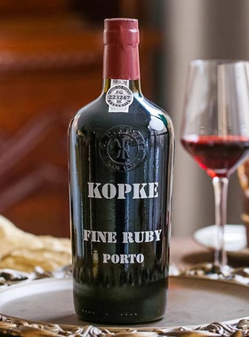 葡萄牙进口科普克宝石红波特女士微醺晚安加强型甜葡萄酒750ml
