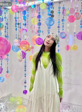 屋顶拍照道具亮片星球挂吊饰生日派对橱窗店铺装饰网红打卡点布置