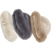 LEMAER乐玛尔 手工编织&可拆卸毛边设计羊绒帽 乐趣 爆款 编织