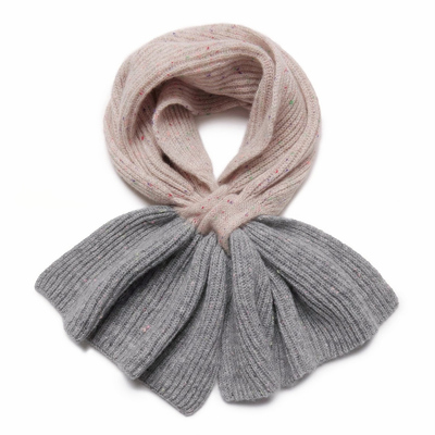 LEMAER乐玛尔 爆款100%CASHMERE可爱糖果形状&撞色彩点羊绒围巾