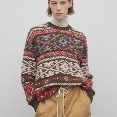 费尔岛羊毛圣诞新年毛衣