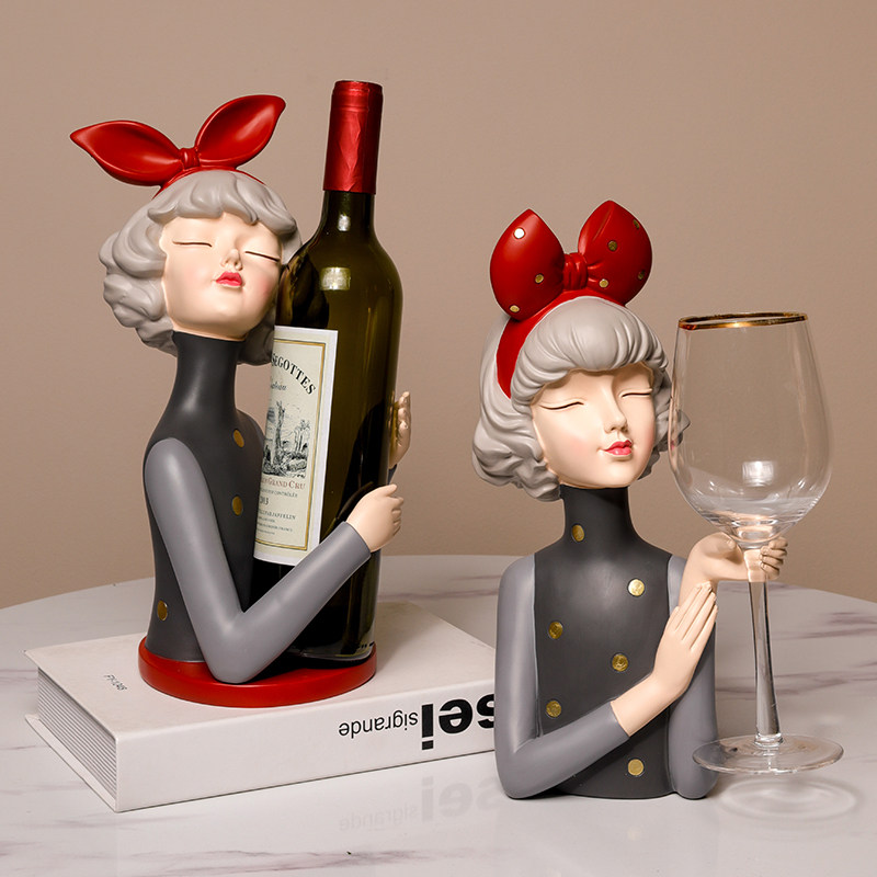 北欧现代简约红酒架摆件创意客厅家用红酒杯架酒柜装饰品乔迁新居,家居饰品,装饰摆件,淘宝优惠券,粉丝福利购,淘宝优惠卷