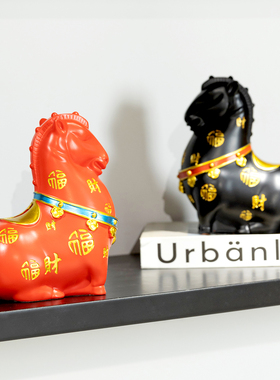 米乐马上发财摆件创意招财饰品