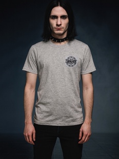 德单E@MP重金属Slipknot活结乐队摇滚朋克哥特街头灰色短袖男T恤