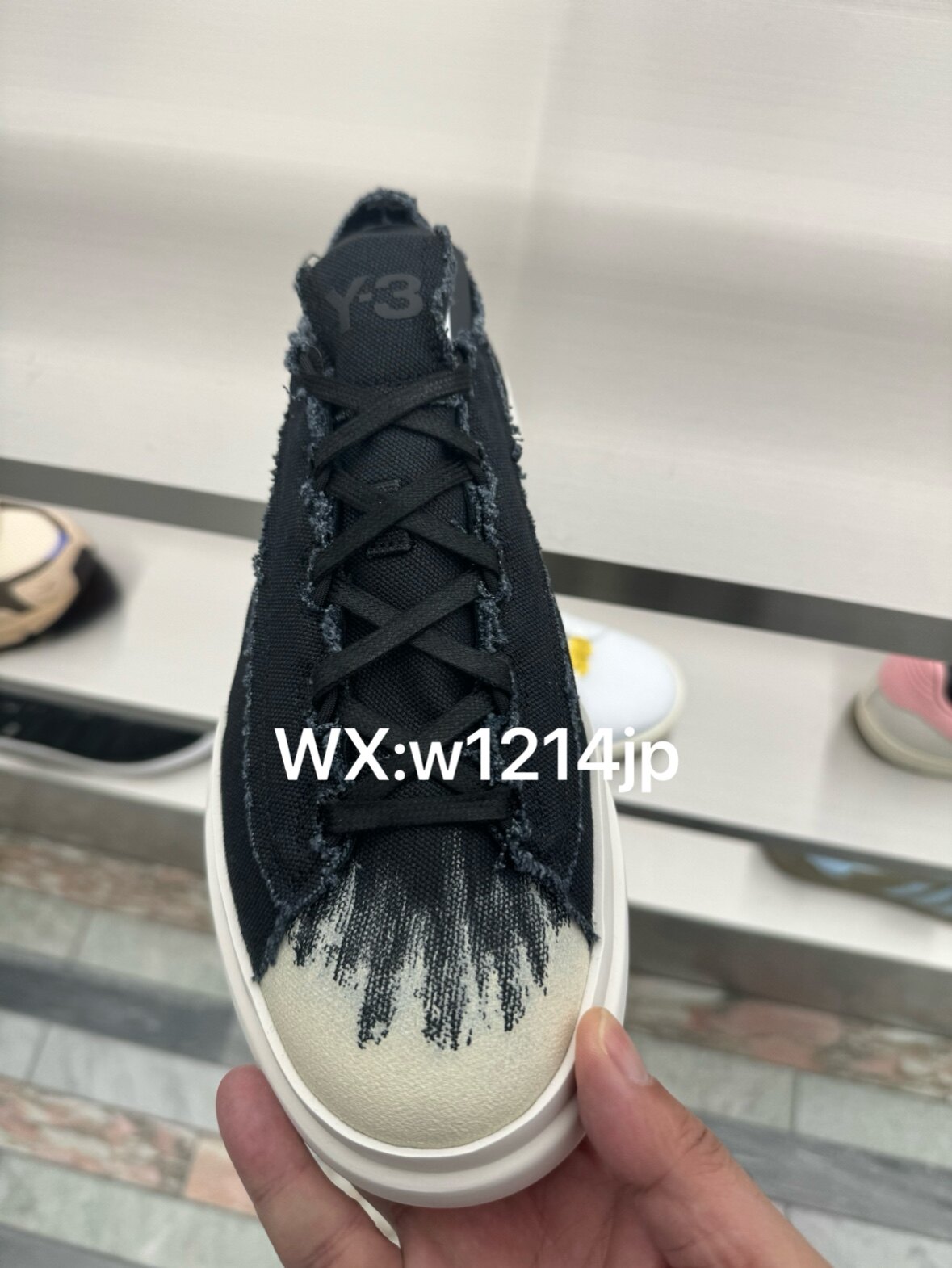 y3 yohji yamamoto 新款 帆布鞋 柔软鞋底  黑白双色