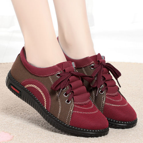 轻便防滑妈妈鞋舒适休闲单鞋