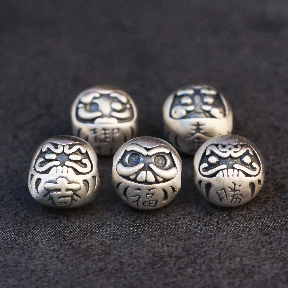 S990足银达摩蛋横穿转运珠