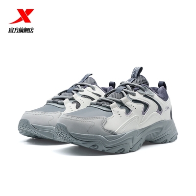 特步女鞋二棉鞋猫爪运动鞋