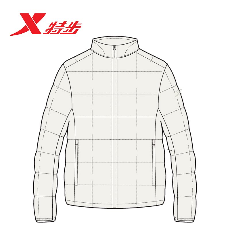 特步羽绒服女款良渚联名2026冬款