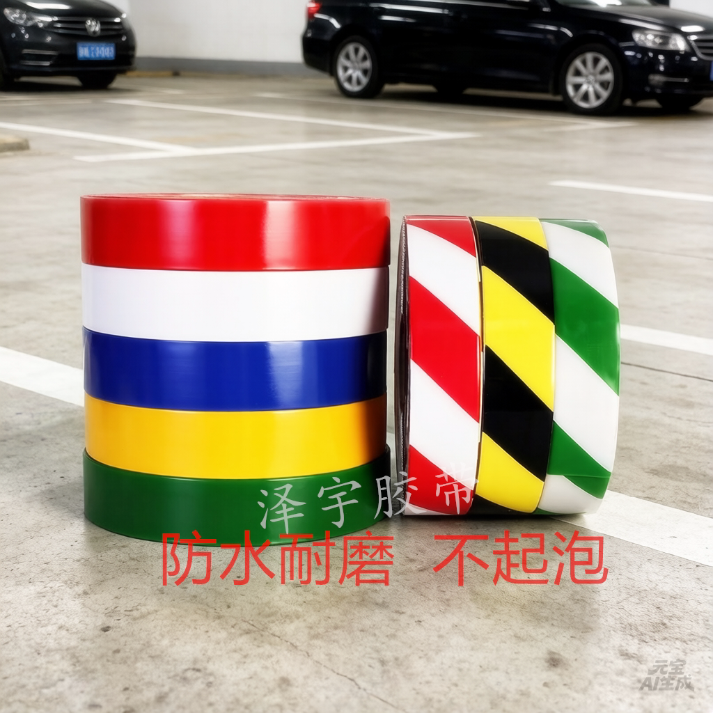 车间车库重载耐磨防水警示胶带