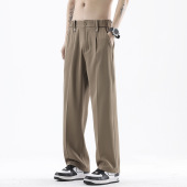 尚谷男装 抗皱冰丝凉感 春夏宽松垂顺免烫抗皱不束缚垂顺西服裤