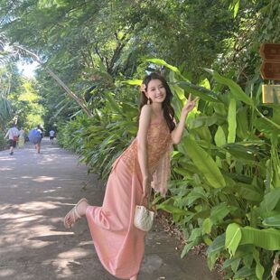 西双版纳傣族民族服装筒裙表演服夏季影楼艺术写真拍照女装泼水节