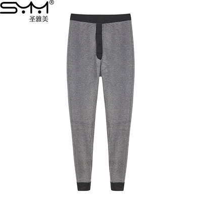 中厚双层秋裤男自发热内穿