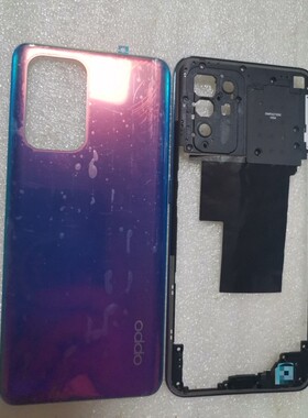 oppo a95，屏框中框后盖，曙光蓝黑色，银色全原带胶带侧键带原胶