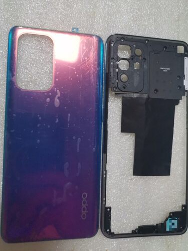 oppo a95，屏框中框后盖，曙光蓝黑色，银色全原带胶带侧键带原胶