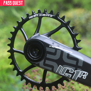 PASSQUEST e13正负齿单盘boost 3mm  5.5mm offset直装山地车牙盘