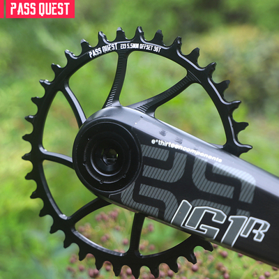 PASSQUEST e13正负齿单盘boost 3mm  5.5mm offset直装山地车牙盘