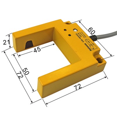槽宽50MM槽型U型槽型光电开关传感器光电门E3S-GS50E4 P4 E2 P2