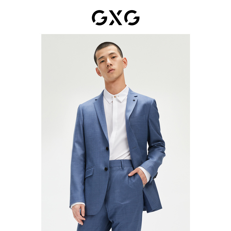 GXG男装【斯文系列】秋季商场同款休闲商务简约男士西装