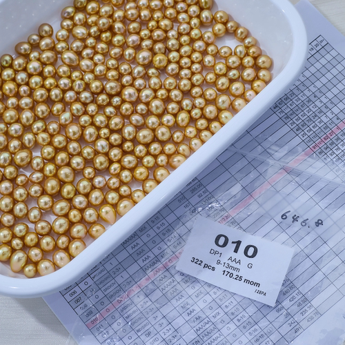 9月3日上新9-13mm P家拍卖水滴金珠 DP1 G