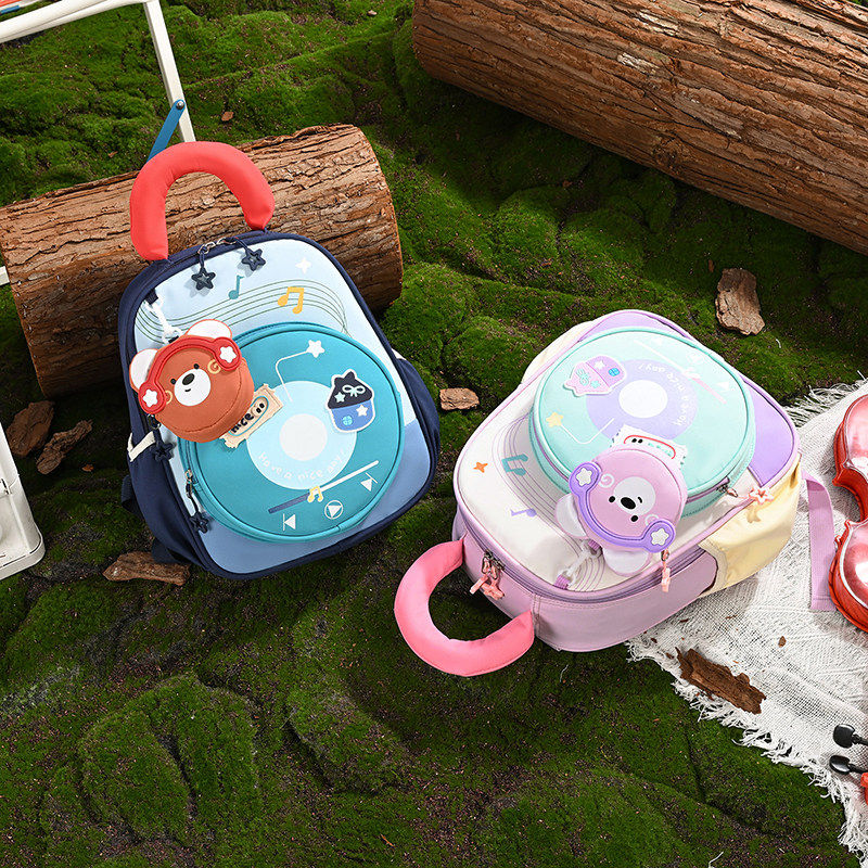 韩版可爱儿童小背包男女童幼儿园宝宝迷你小书包卡通小熊公主双肩