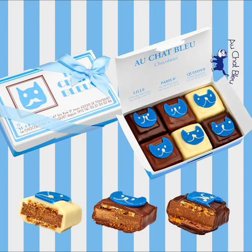 AuChatBleu夹心巧克力礼盒