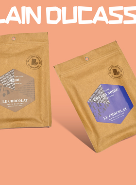 法国进口Alain Ducasse黑巧克力21星厨神无糖黑巧克力零食
