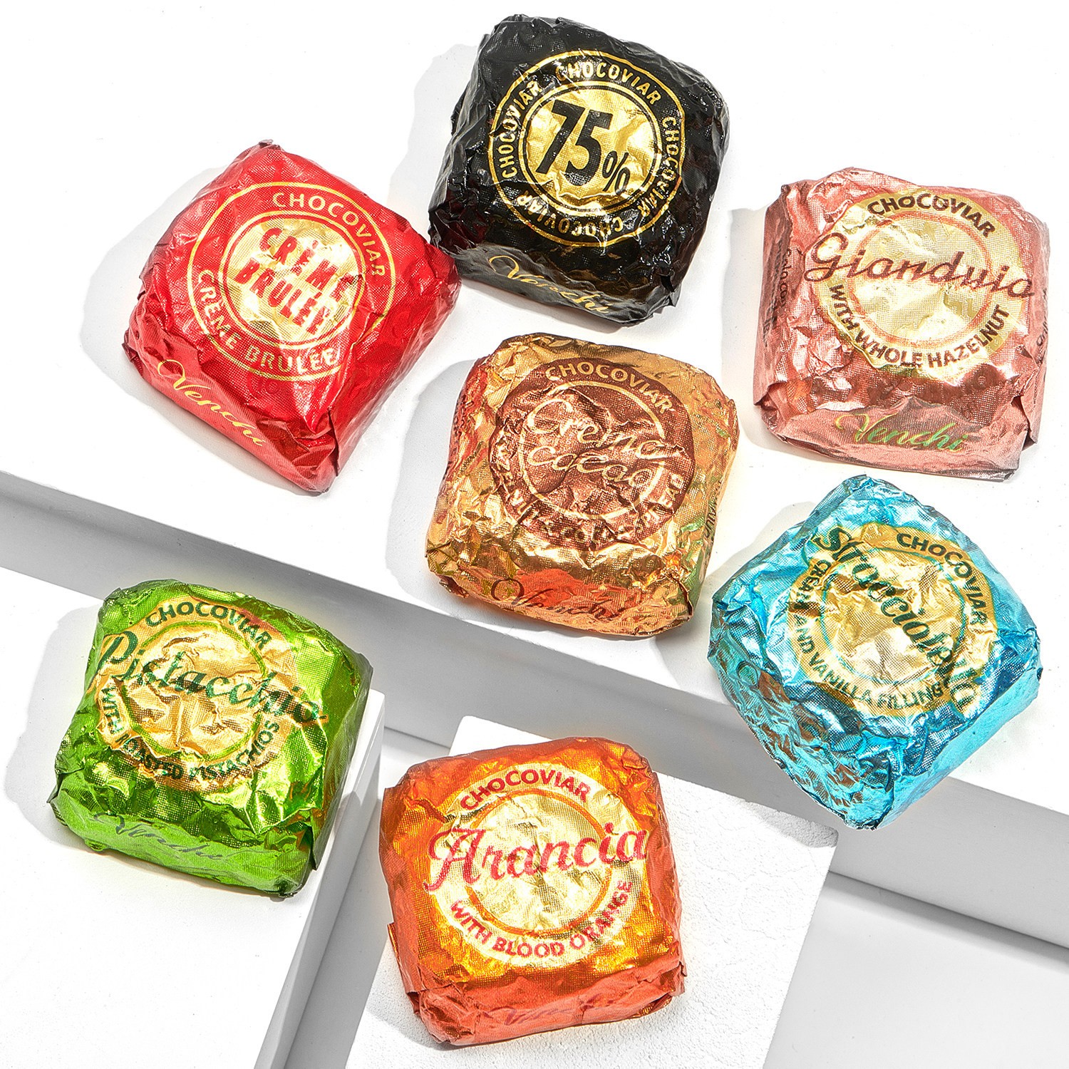 意大利进口闻绮venchi鱼子酱纯黑巧克力散装夹心礼物零食散装