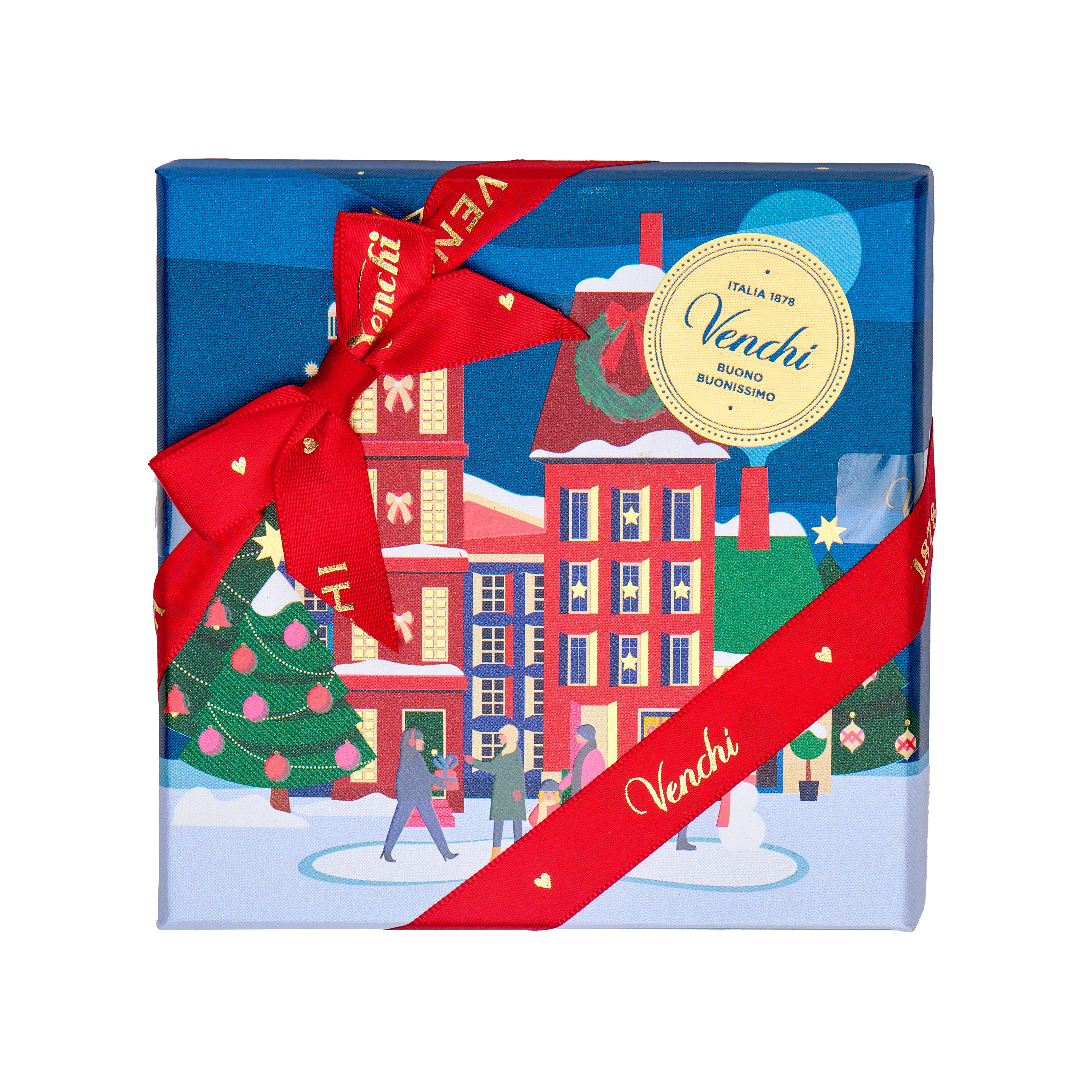 意大利进口VENCHI/闻绮纯黑巧克力精选礼盒情人节零食天然coco脂