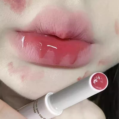 按压式口红固体滋润唇釉镜面水光