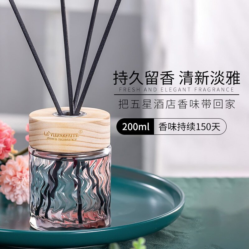 200ml大容量藤条香薰乌木玫瑰