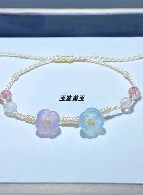 金桂天然玉髓桂花手链