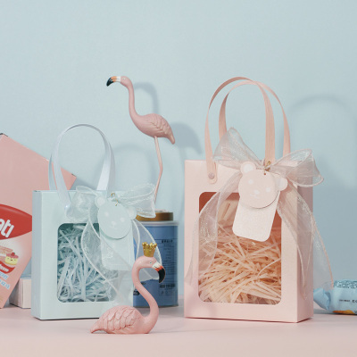 六一儿童节可爱小熊手提礼品袋