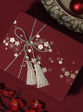 礼品包装盒子空中式国风高级感简约创意送女生日新娘结婚伴手礼物