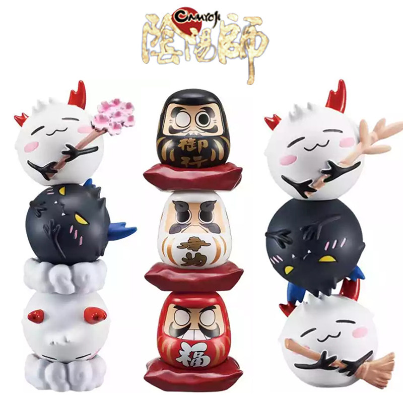 阴阳师茨球达摩蛋摆件