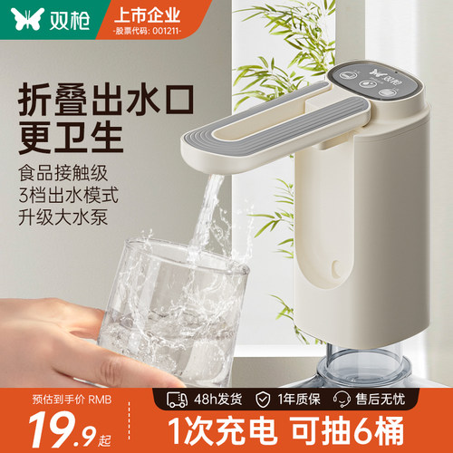 双枪电动抽水器家用压水器